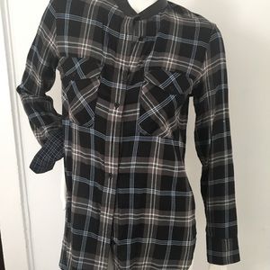 Vince button shirt cotton /Viscose blend